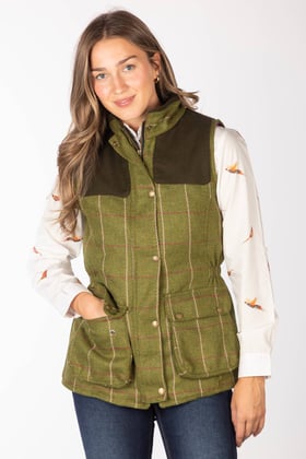 Ladies Tweed Waistcoat - Belton III