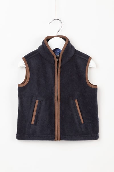 Kid's Mini Fleece Waistcoat - Huggate - Ink