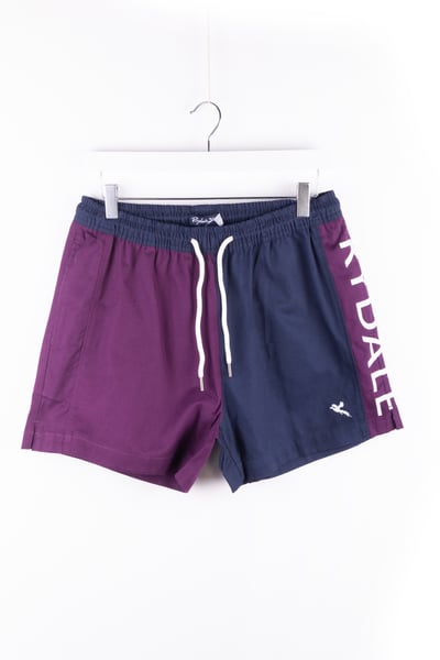 Ladies Rugby Shorts - Muston - Berry/Navy