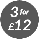 3 for £12