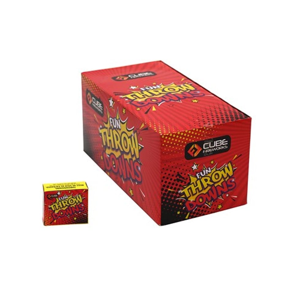 Cube Fireworks Fun Throw Downs | Fun Snaps UK