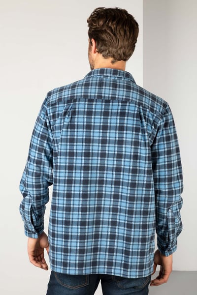 Men's Fleece Overshirt - Ulrome - Blue/Navy