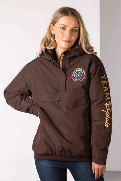 Ladies Emblem Fleece Lined Smock - Ripon - Dark Brown