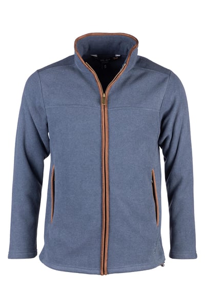 Herren-Fleecejacke mit durchgehendem Reißverschluss – Huggate - Mittlere Marine