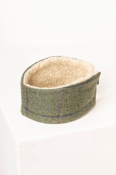 Damen-Tweed-Stirnband - Grün
