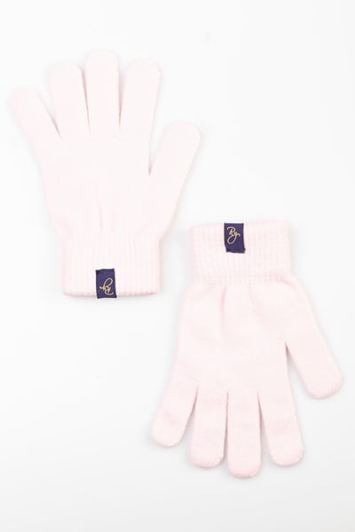 Ladies Knitted Gloves - Bella - Sorbet