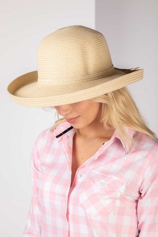 Ladies Cream Panama Hat