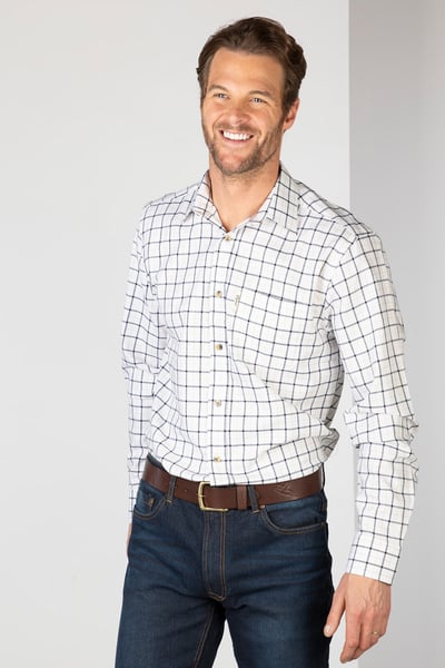 Country Check Shirt für Herren - Markttag - Markt hellbraun