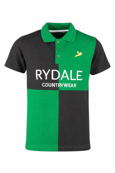 Junior Polo Shirt - Ganton - Green/Black