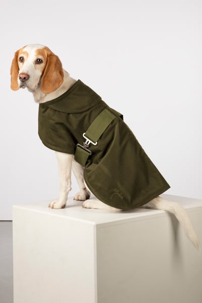 Fleece Lined Dog Coat - Danby - Khaki