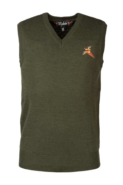 Men's Sleeveless Shooting Jumper - Wykeham - Olive