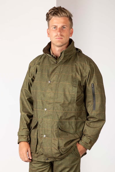 Men's Tweed Print Shooting Jacket - Danby - Heathland