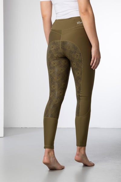 Ladies Riding Tights - Khaki