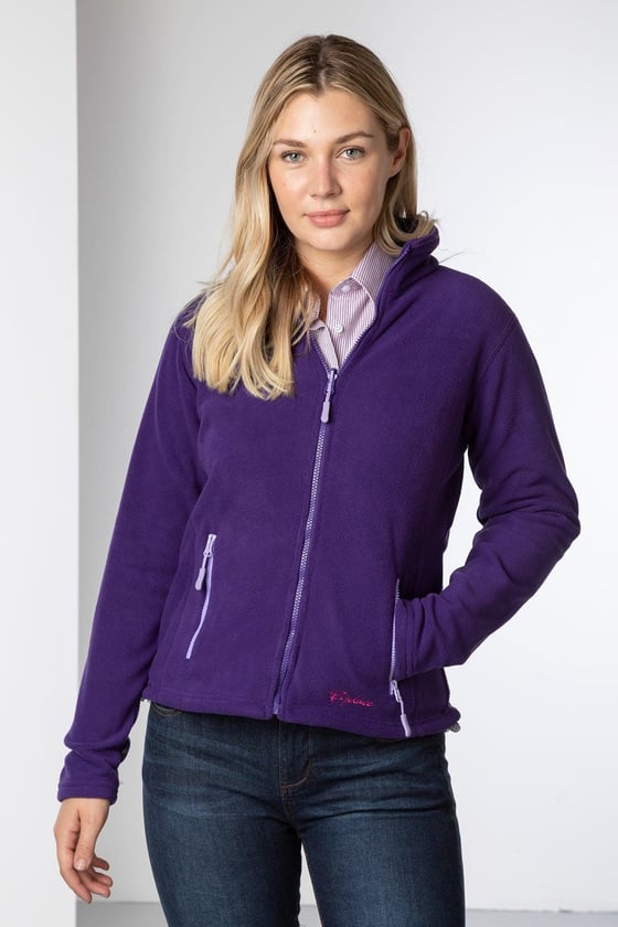 Ladies Full Zip Fleece UK | Womens Lightweight Fleece Jacket | Rydale