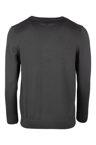 Men's Crew Neck Jumper - Wetherby - Dark Grey