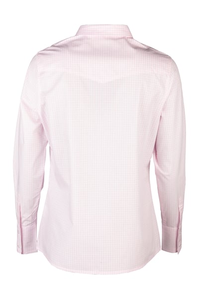 Ladies Cowboy Shirt - Annie - Pink Gingham