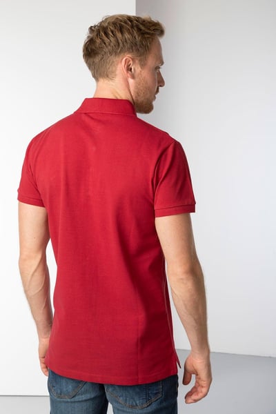Fordon III-Emblem-Poloshirt für Herren - Rot