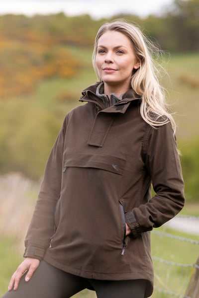 Ladies Shooting Smock - Danby - Brown