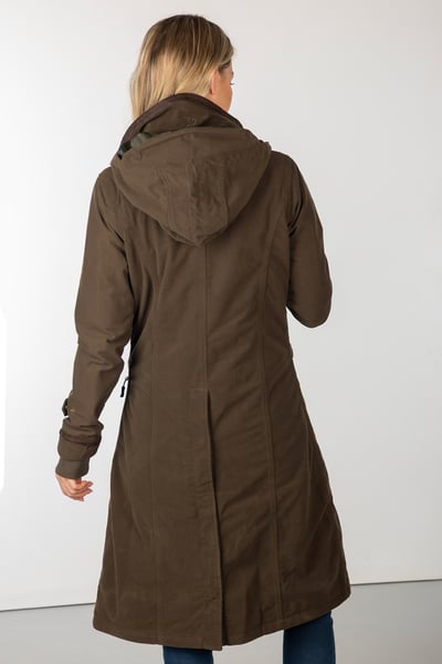 Ladies Full Length Riding Coat - Danby - Brown