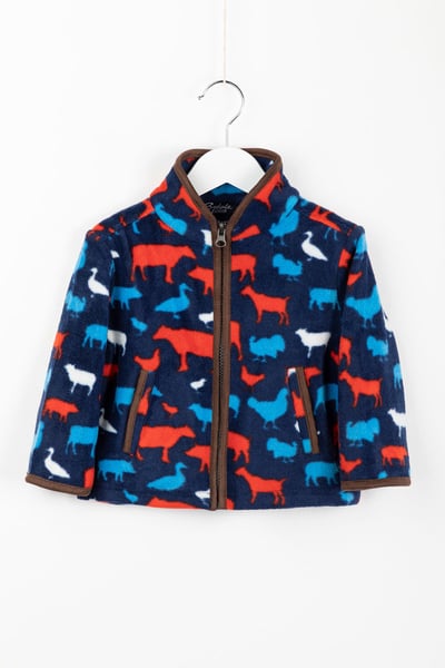 Toddler Fleece Jacket - Farmyard
