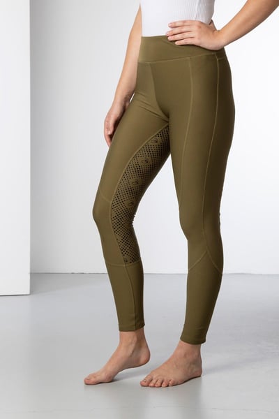 Ladies Riding Tights - Khaki