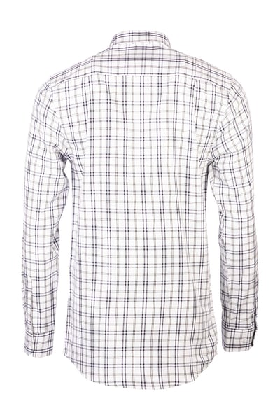Men's Button Down Country Shirt - Harrogate Dark Navy/Olive