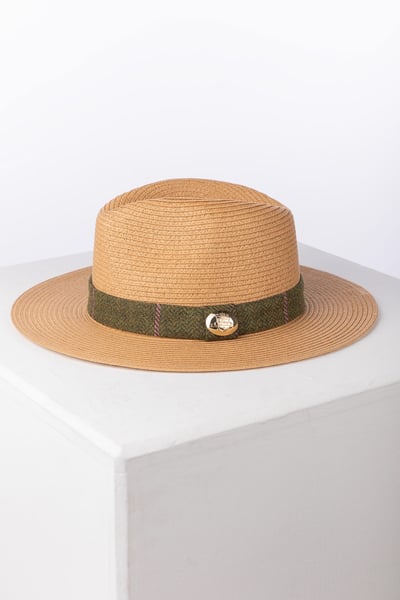 Ladies Panama Summer Hat - Aislaby - Beige