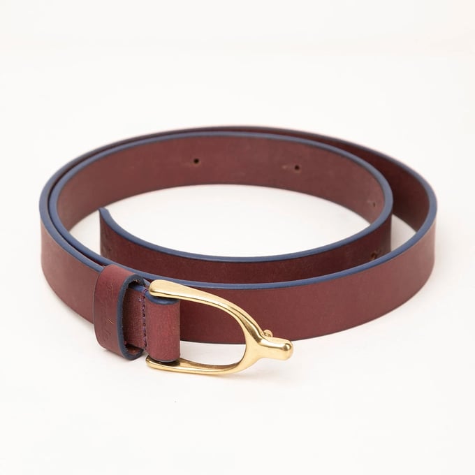 Ladies Leather Equestrian Belt | Rydale Women's Stirrup Horse Riding ...