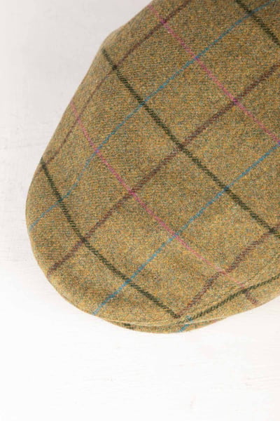 Tweed Flat Cap - Terrington - Lovat Check