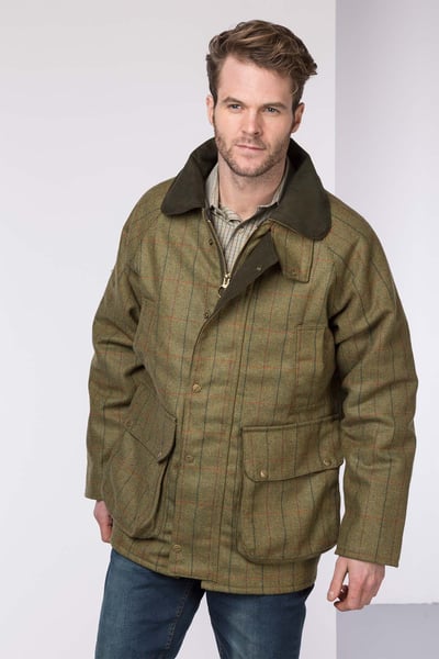 Men's Derby Tweed Shooting Jacket - Moorland