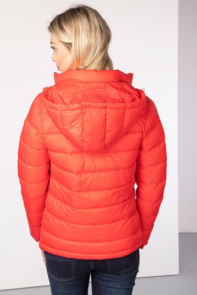 Ladies Insulated Quilted Jacket - Marske - Cherry