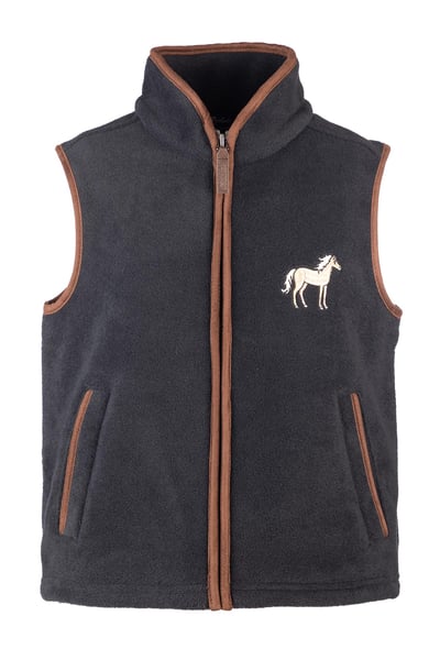 Junior Fleece Waistcoat - Huggate - Horse Ink