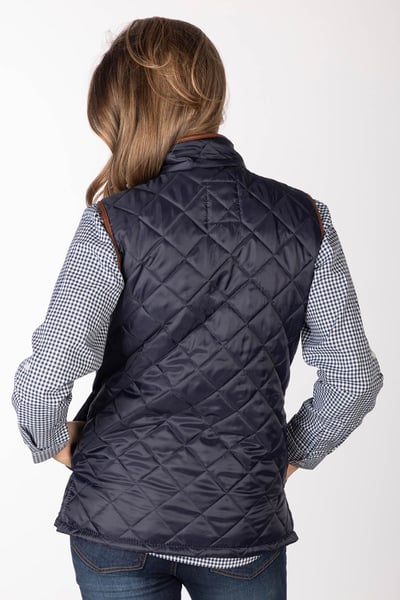 Damen Country Steppweste - Harpham - Marine