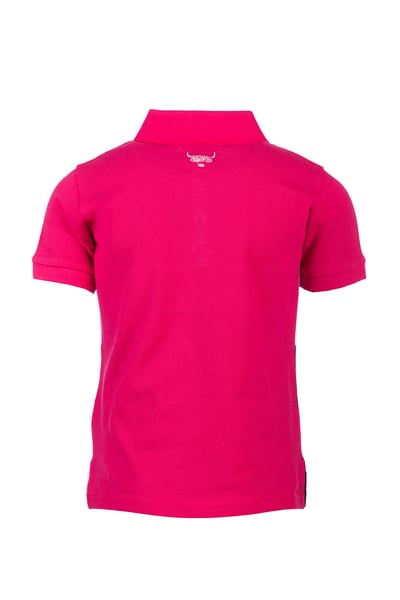 Junior Polo Shirt - Byland - Cow Navy/White/Bonbon