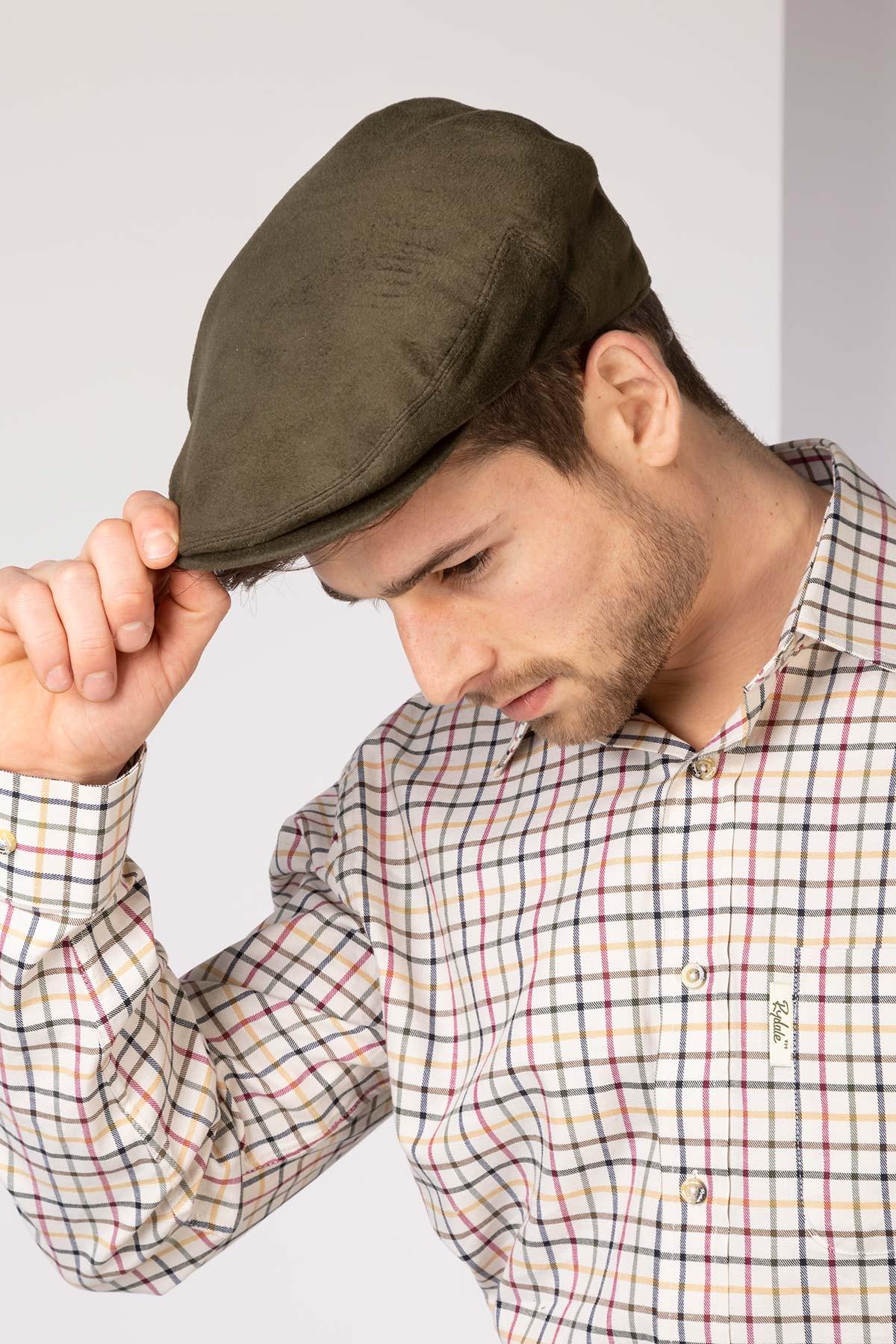 Mens Moleskin Flat Cap UK Country Flat Cap Rydale