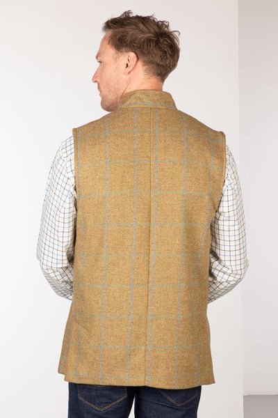 Men's Tweed Waistcoat - Sledmere - Skipton Check