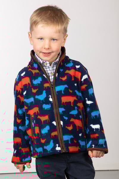 Toddler Fleece Jacket - Farmyard