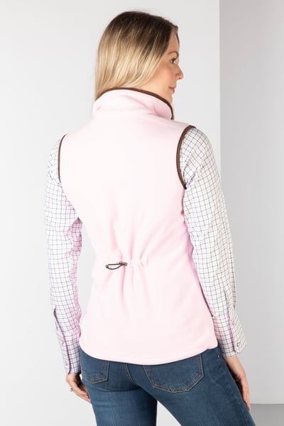 Ladies Premium Fleece Waistcoat - Huggate - Pink