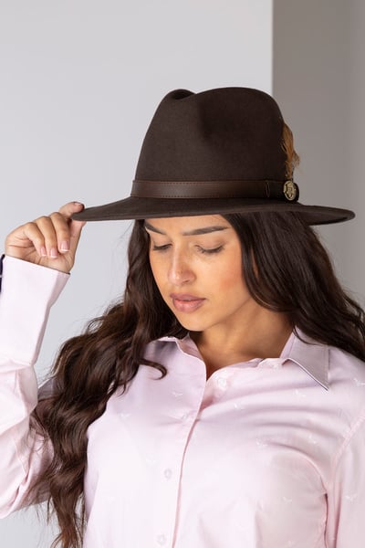 Damen Wollfilzhut - Danby - Braun