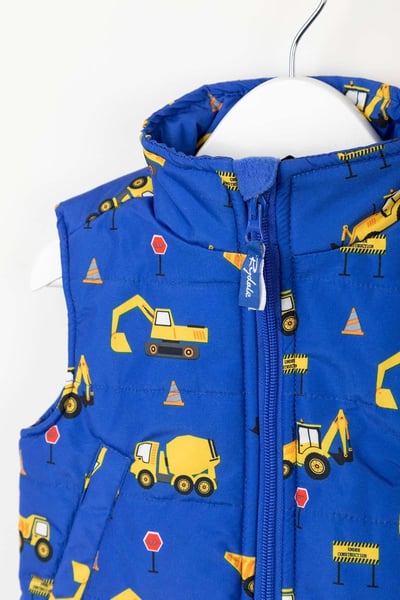 Toddler Padded Splash Gilet - Digger