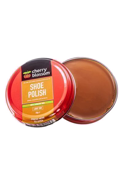 Cherry Blossom Shoe Polish - Tan
