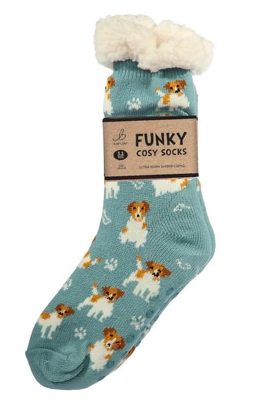 Funky Sherpa Socks - Hunde