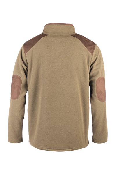 Men's Knitted Fleece Pheasant Jumper - Gembling - Olive Marl