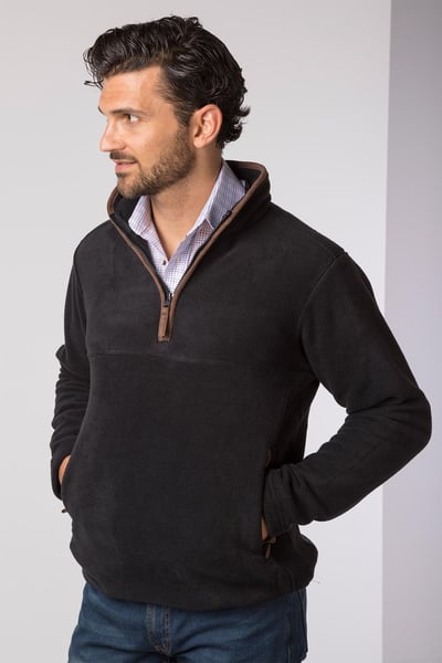 Men's Overhead Fleece - Huggate - Iron