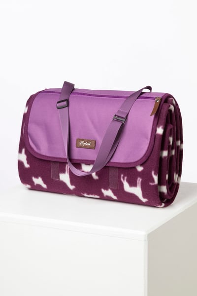Patterned Picnic Rug - Multi Dog Berry