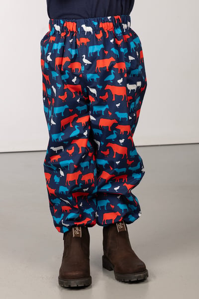 Toddler Splash Trousers - Farmyard