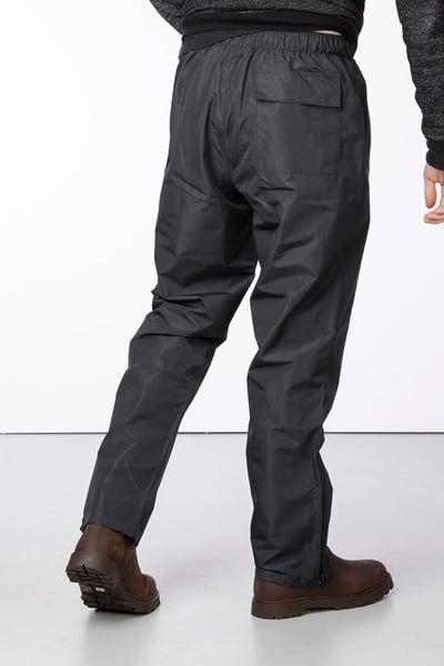 Men's Waterproof Overtrousers - Dark Grey