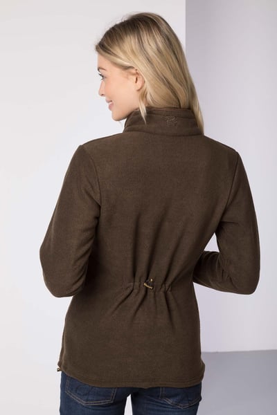 Ladies Huggate Overhead Fleece - Bark