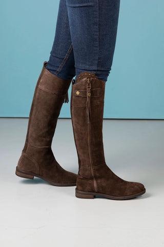 Bottes en daim pour femmes