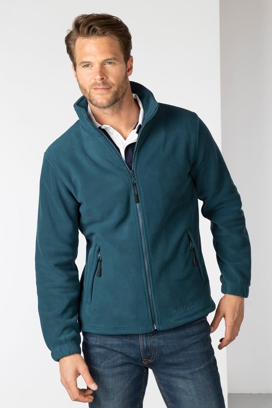 Men's Full Zip Polar Fleece Jacket EN-ES | Rydale